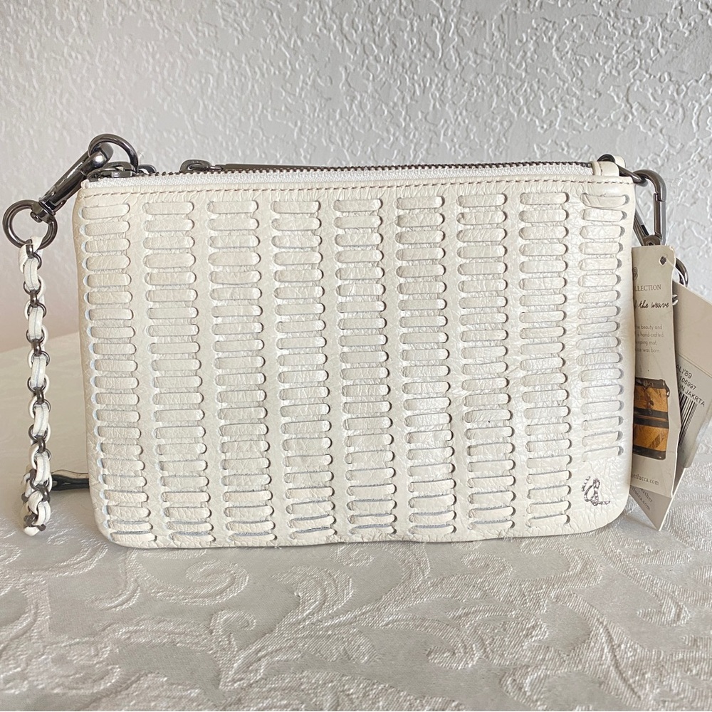 elliott lucca ivory woven trio bag - Picture 2 of 8